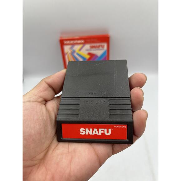 SNAFU Intellivision Inc. Video Game. Complete In Box with manual & Overlay - Picture 4 of 11